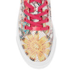 Multi Cow Leather Sneaker - Angle View